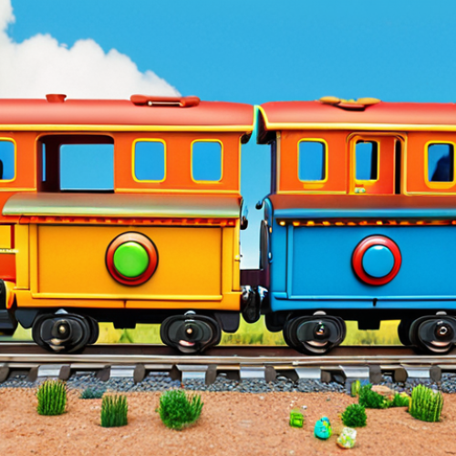 **

Colorful trains with Titi Po and friends displaying the importance of friendship, empathy, and problem-solving. The scene should evoke warmth and support, emphasizing positive social interactions between the characters.

**