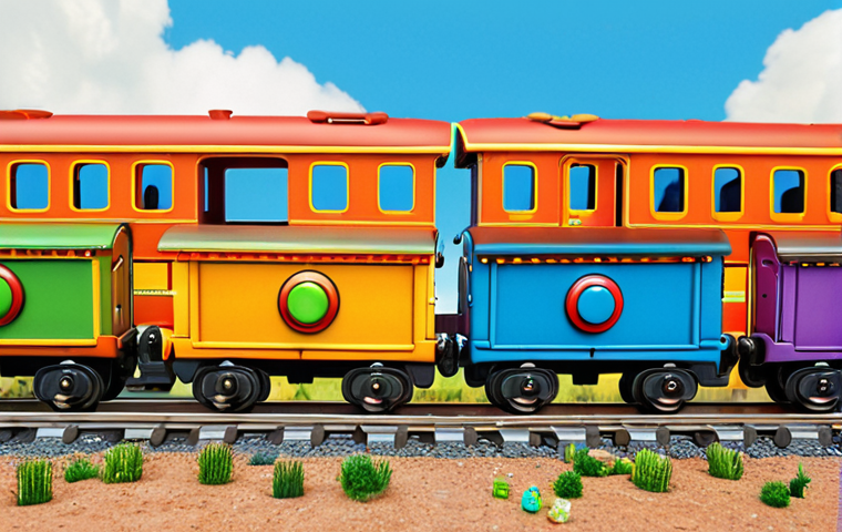 **

Colorful trains with Titi Po and friends displaying the importance of friendship, empathy, and problem-solving. The scene should evoke warmth and support, emphasizing positive social interactions between the characters.

**